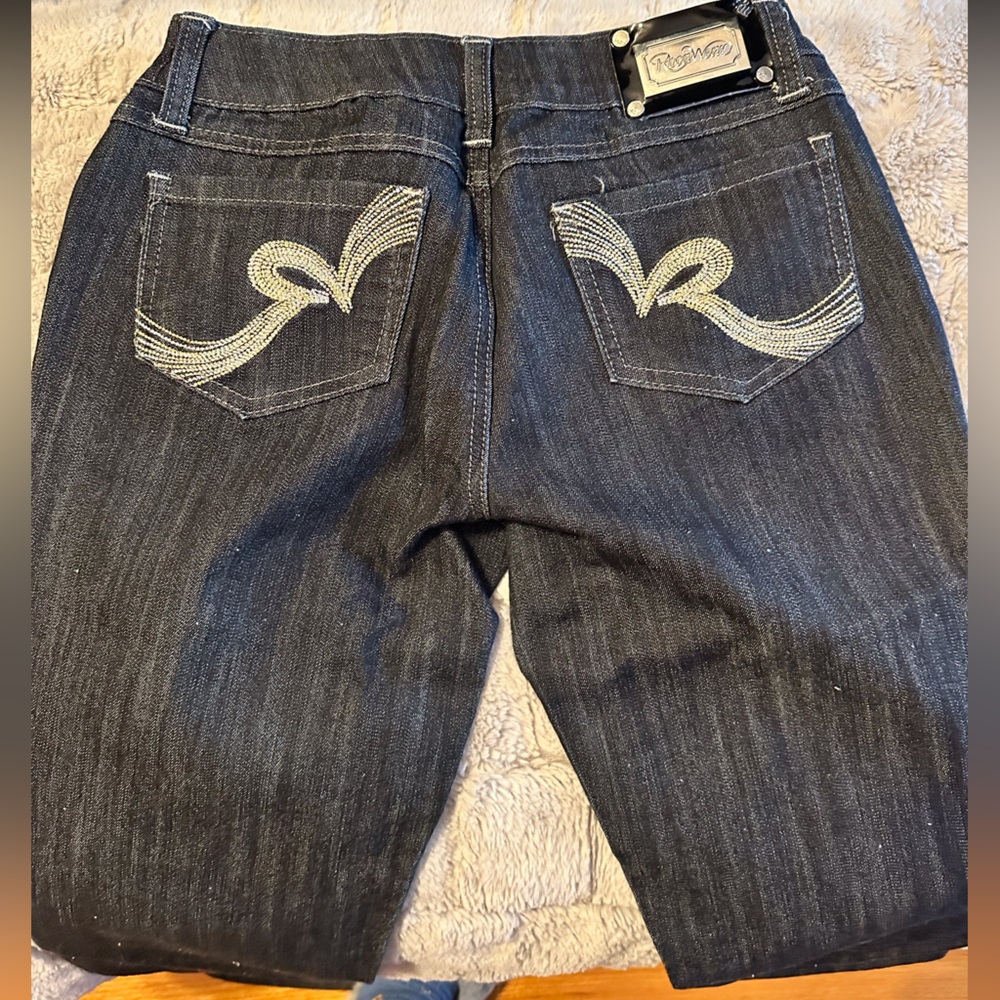 Rocawear Dark Denim Jeans with Silver Details